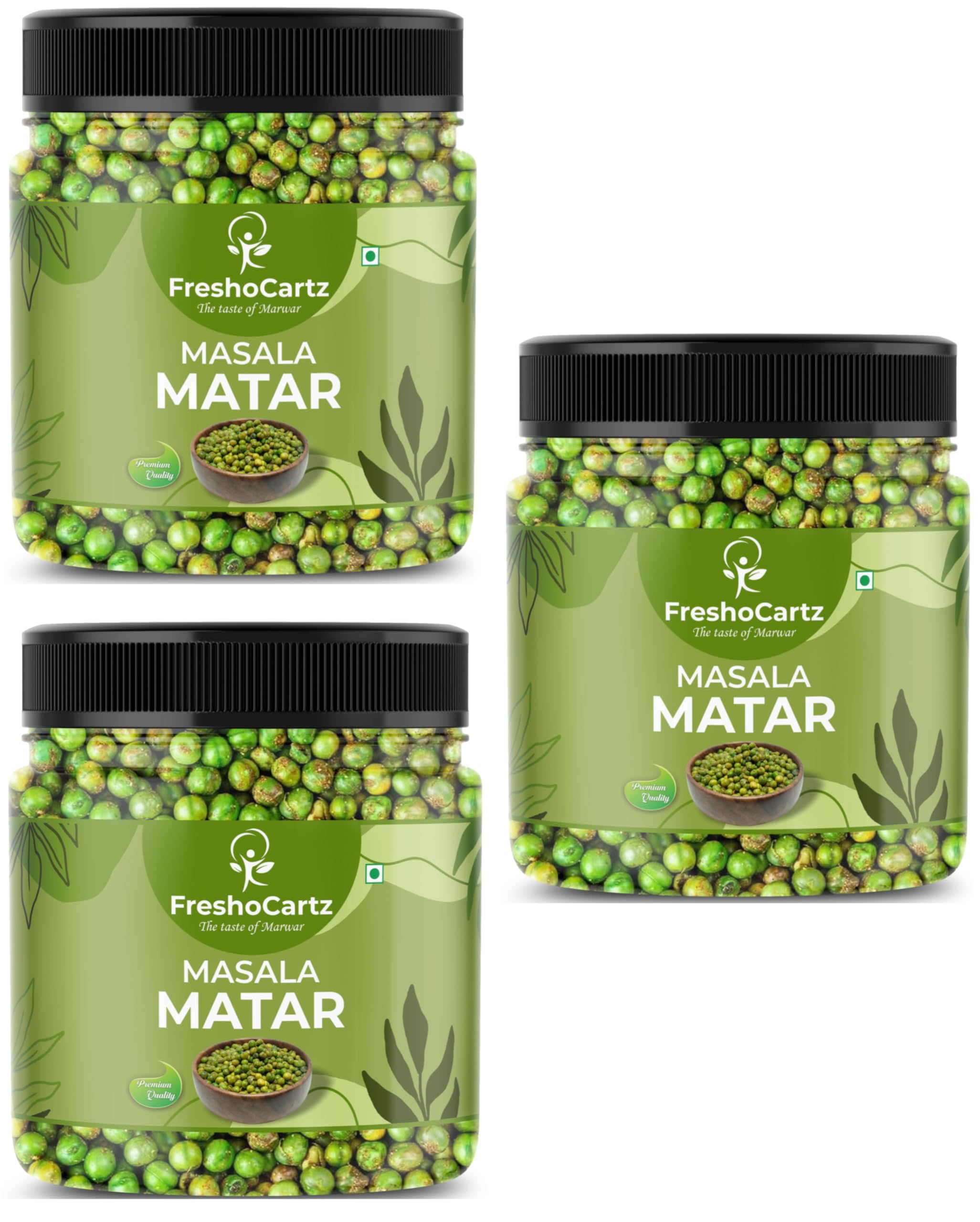 See full amazon price history chart for FreshoCartz Green Masala Matar | Chatpata Matar | Roasted Peas Spicy & Crunchy Matar Namkeen - Jar Pack (250 grams (Pack of 3), Matar) FreshoCartz Green Masala Matar | Chatpata Matar | Roasted Peas Spicy & Crunchy Matar Namkeen - Jar Pack (250 grams (Pack of 3), Matar) (B0D9H4NM6M) Amazon Price History, Amazon Price Tracker