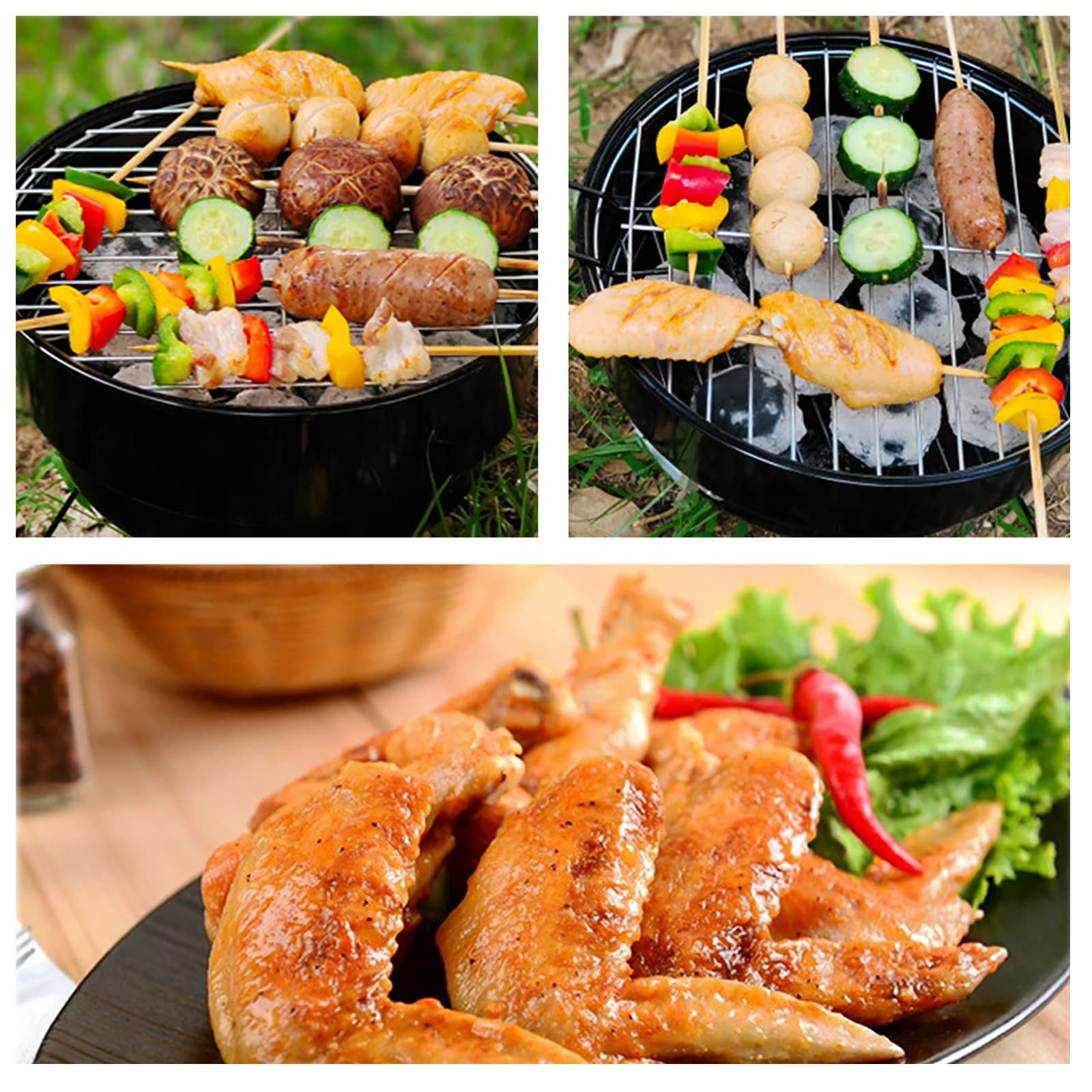 Réchaud à Bois de Camping Portable Pliable en Acier Inoxydable Pliable Poêle à Bois pour Barbecue, Randonnée, Voyage, Pique-Nique