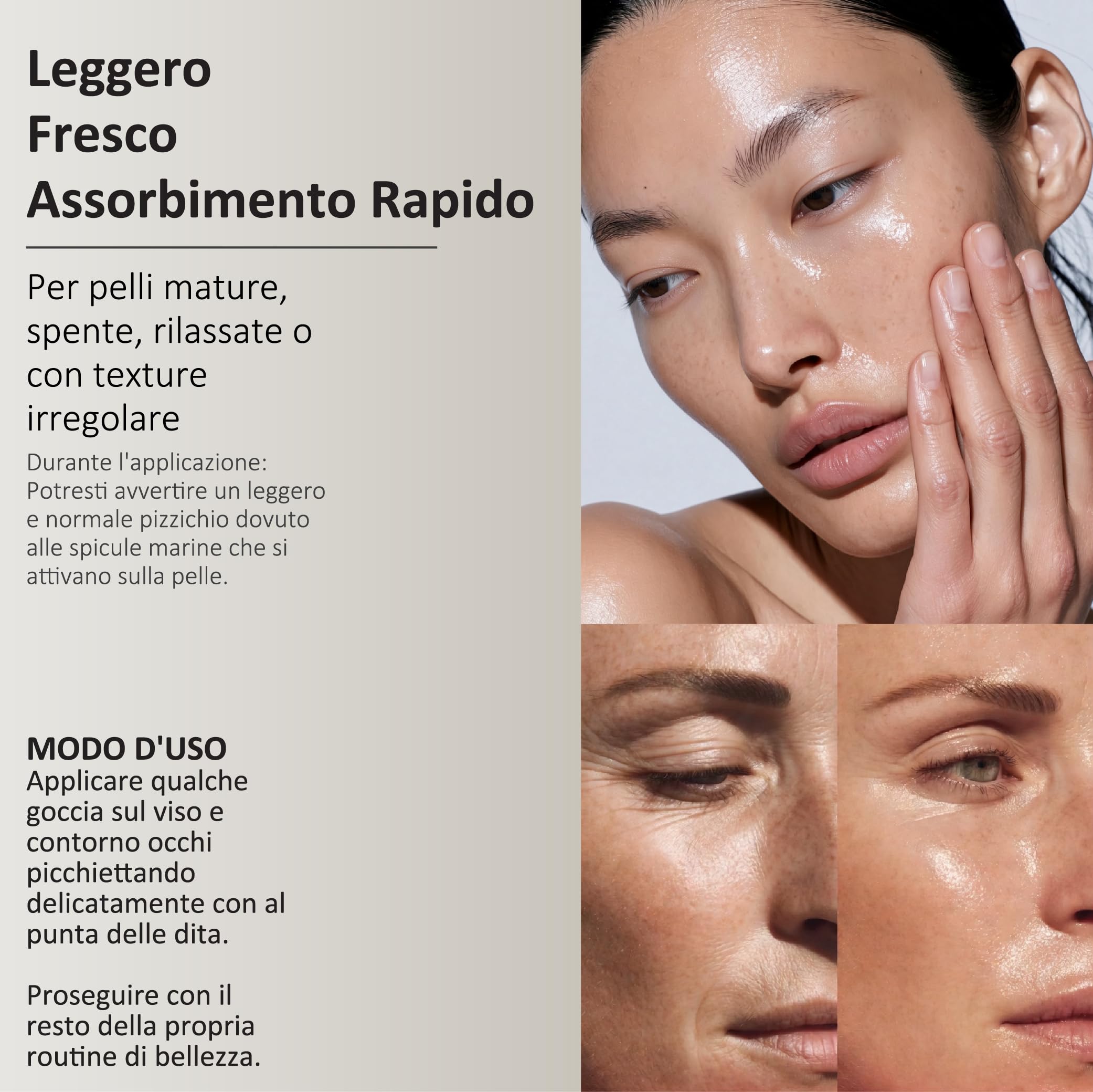 Skin Forever Spicule Ampolla Intensiva con Spicule 10000 Peptide Replexium 10000 Collagene SKINCARE KOREANA prodotto Italia rigenera contrasta l'invecchiamento elasticità e compattezza 30ml