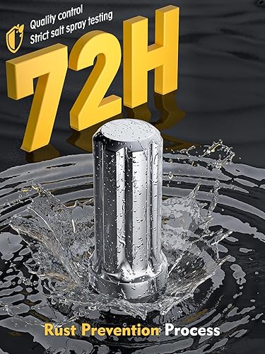 Vista 40 de MIKKUPPA Tuercas de llanta 1/2-20 – Repuesto para Jeep Wrangler JK 1987-2018, Jeep Liberty 2002-2012, Jeep Grand Cherokee 1993-2010 – 20 tuercas