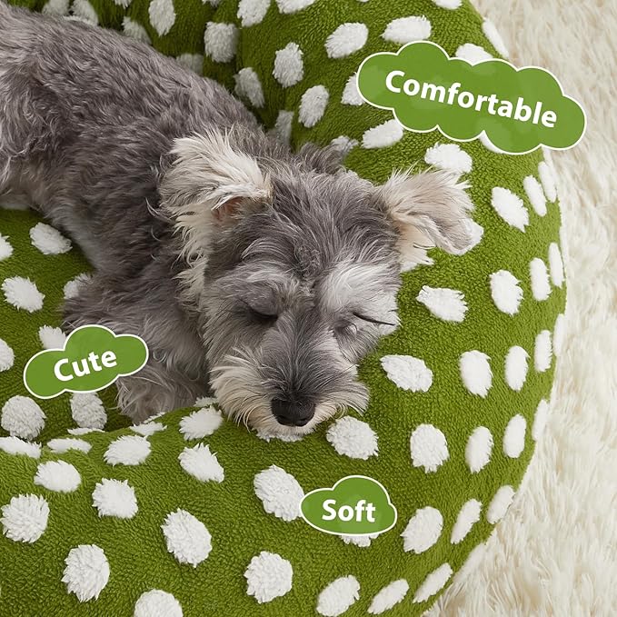 Cama Redonda para Perro Pequeño Lavable y Antideslizante miniatura 2