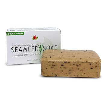 Reviva Original Formula Seaweed Soap 4.5 OZ. 127.5 G, Naturally Clean and Deodorize Your Skin With This Freshly Scented Soap