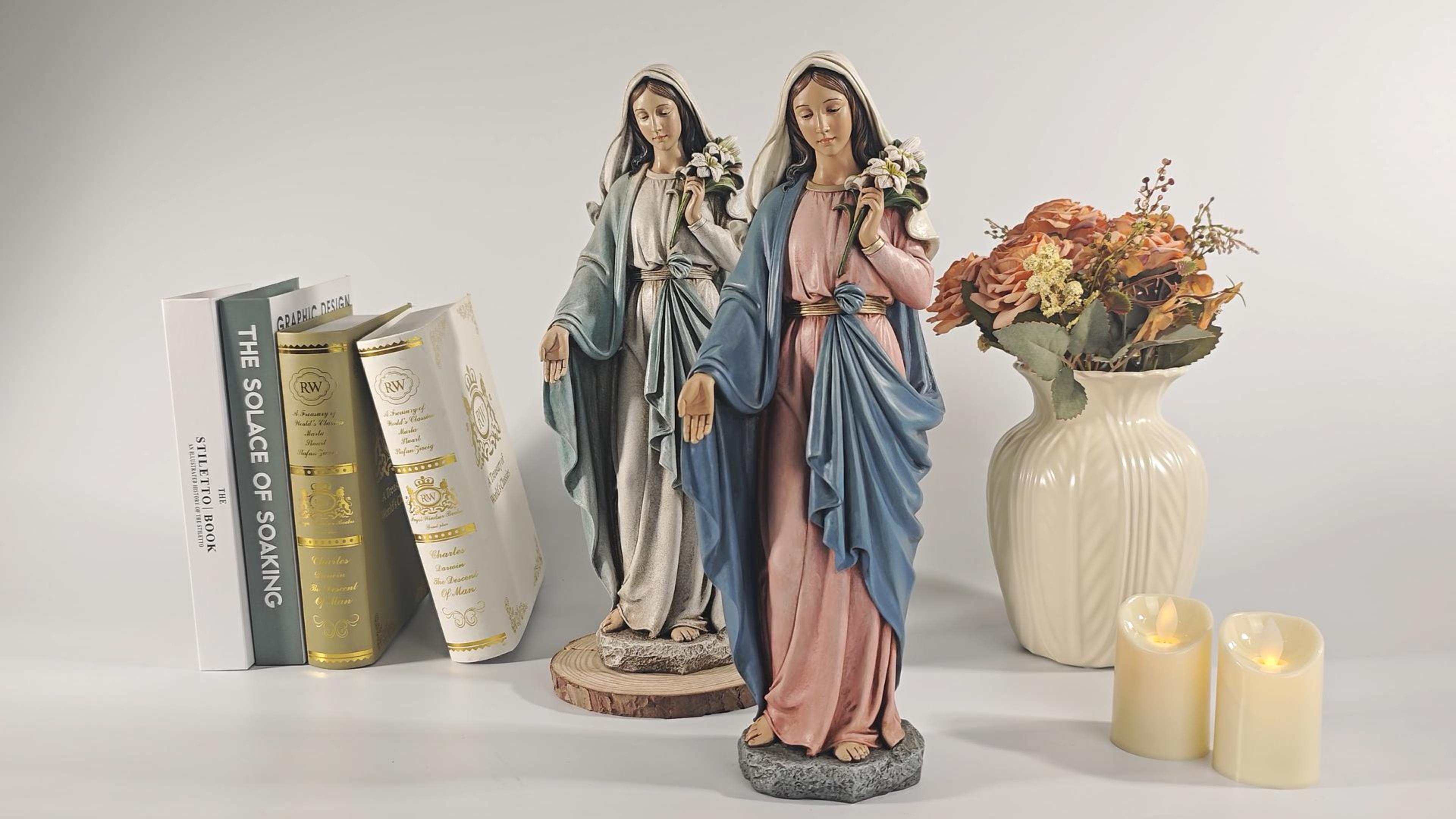 Amazon.com: Grace4Joy Blessed Mother Statue - 14 Inch Saint Mary
