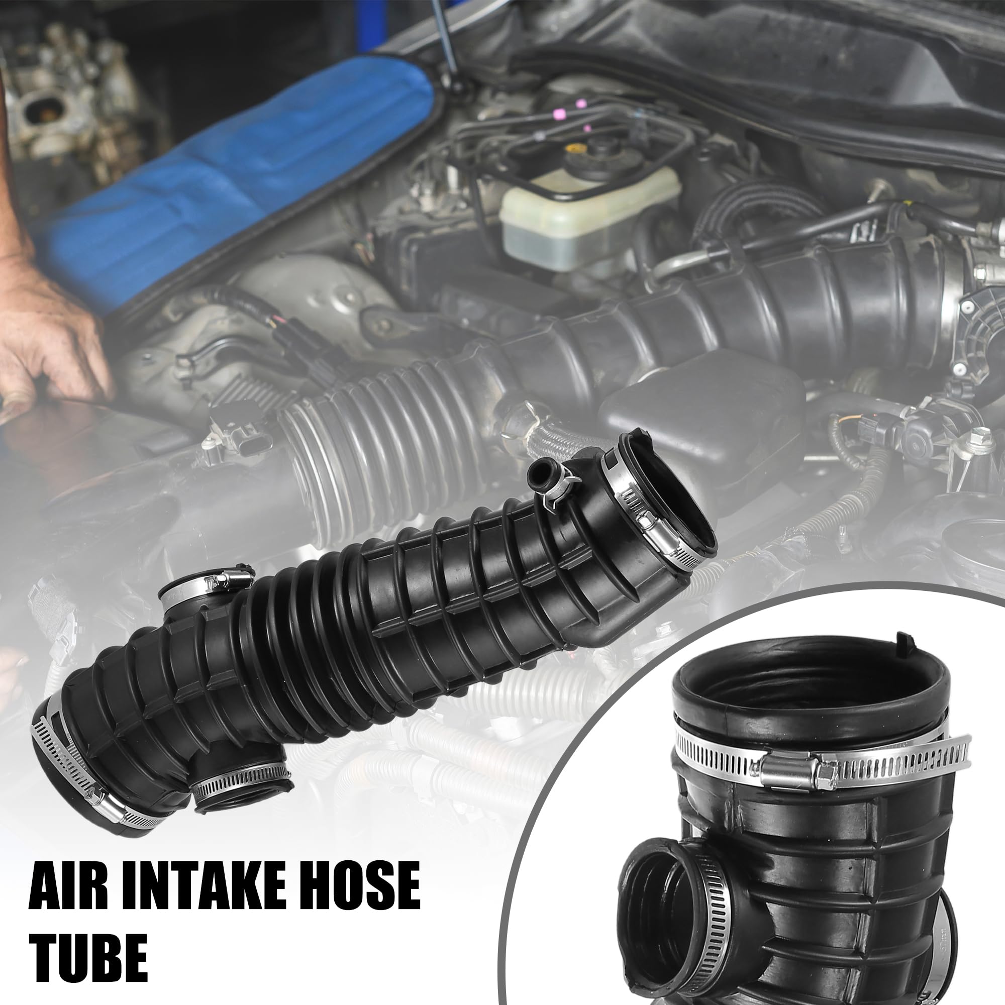 【メル11883】 Amazon.com: AUCERAMIC 17228-PAA-A00 Air Intake Hose with Clamps