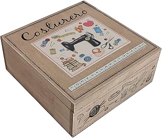 Costurero Collage Vin 22X22X9Cm