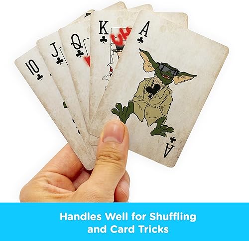Miniatura 6 de Aquarius Gremlins - Baraja de cartas con temática de Gremlins para tus juegos de cartas favoritos, mercancía y coleccionables con licencia oficial