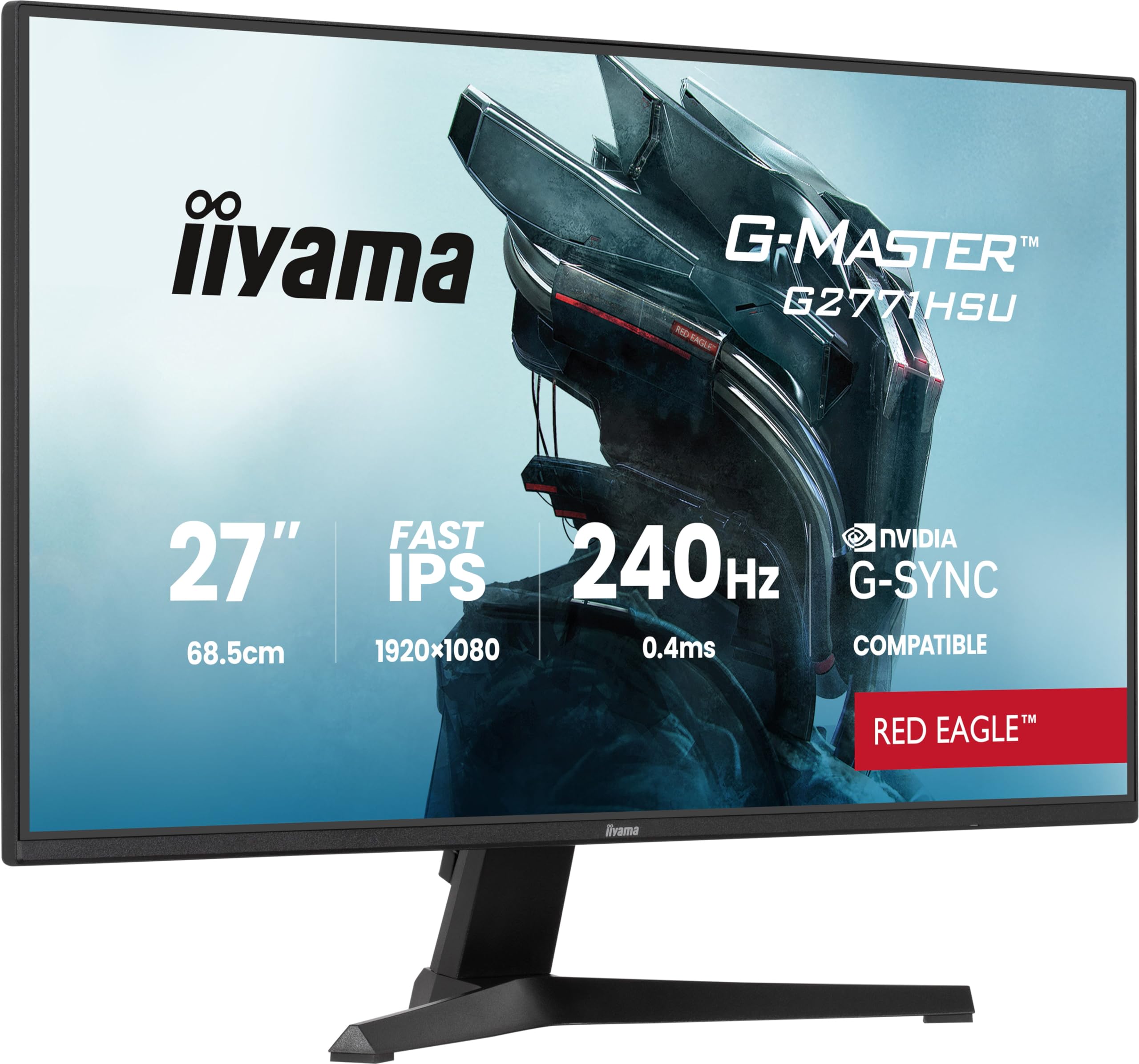 iiyama G2771HSU-B1-27 IPS, 1920x1080/240Hz, 2H1DP, USB-hub