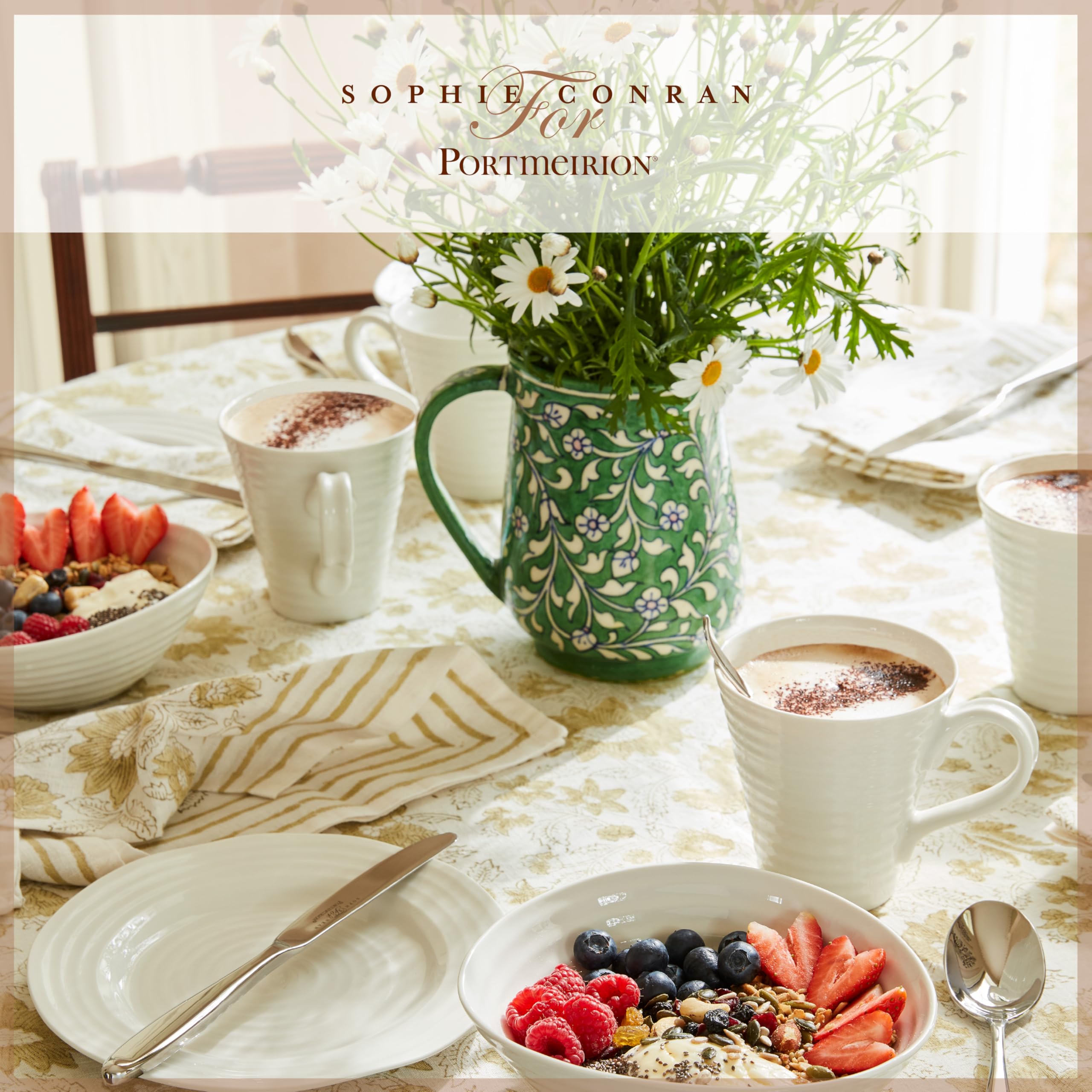 Portmeirion Home & Gifts Sophie Conran Mug en porcelaine Blanc 10,5 x 14 x 11 cm