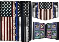 Vista 37 de Carpeta para tarjetas coleccionables de 4 bolsillos, 160 tarjetas, libro con banda elástica que se adapta a la mayoría de tarjetas