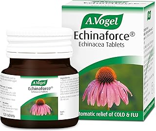 Echinaforce Echinacea Tablets relieves Cold & flu Symptoms by strengthening The Immune System, 120 Tablets
