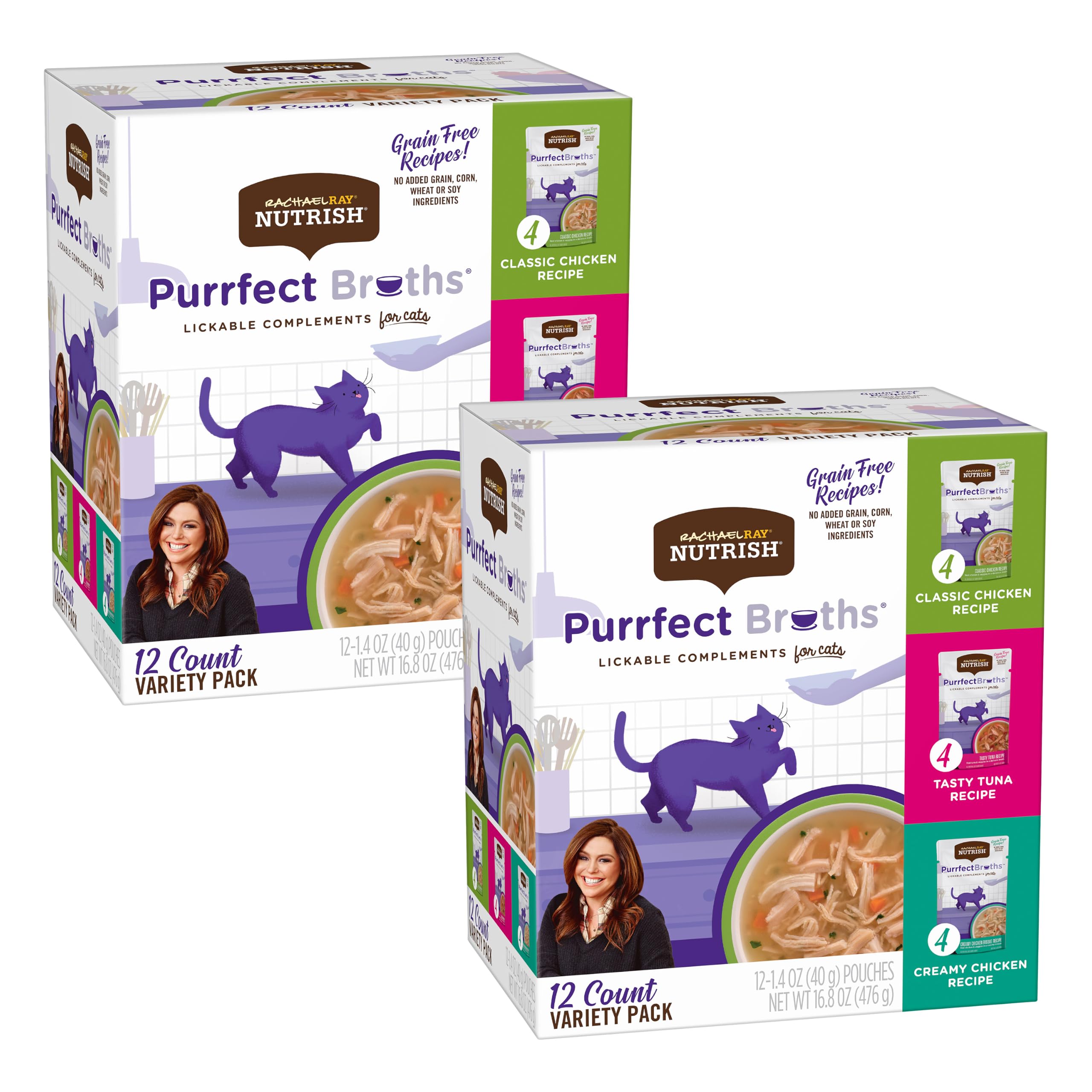Amazon.com : Nutrish Purrfect Broths Variety Pack, 1.4oz. Pouch