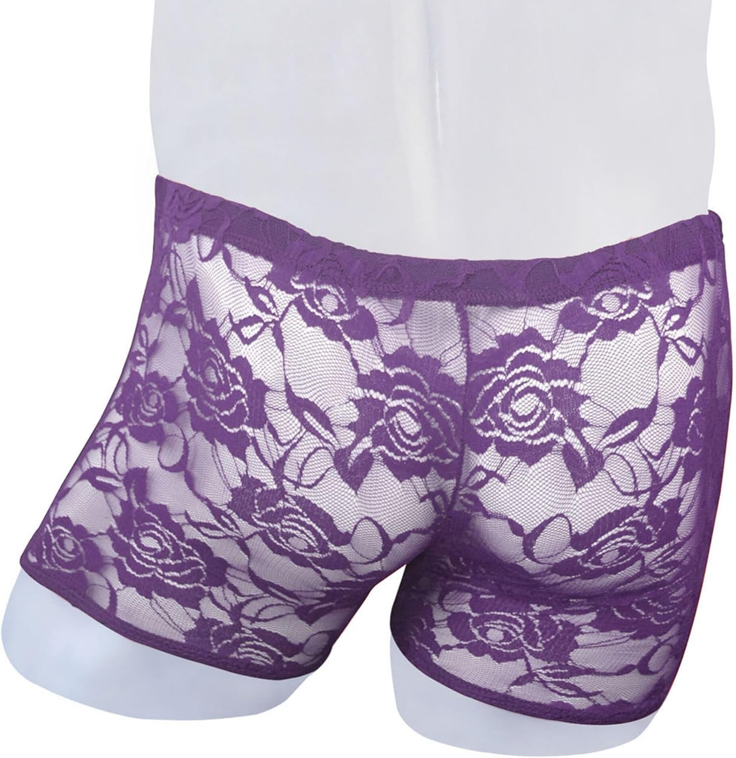 Men's Lace Boxers Underwear Seamless Lace Design with Low Waist Sexy and Comfortable Mens Under Panties - Image 4