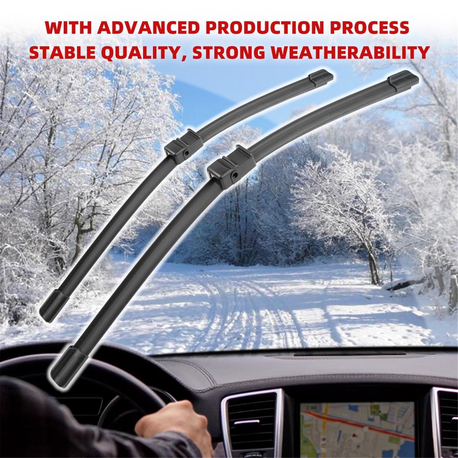 Limpiaparabrisas Frontal Compatible Con Opel Para Astra H 2004 2005 2006 2007 2008 2009 Limpiaparabrisas De Coche Cepillo De Limpiaparabrisas De Lluvia Delantero Trasero Accesorios De Escobillas(4 PCS