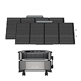 EF ECOFLOW Power Station 6kWh with 2x400W Portable Panel, 120/240V 7200W AC Output, Portable Generator for Home Backup Outdoors Camping RV Emergency