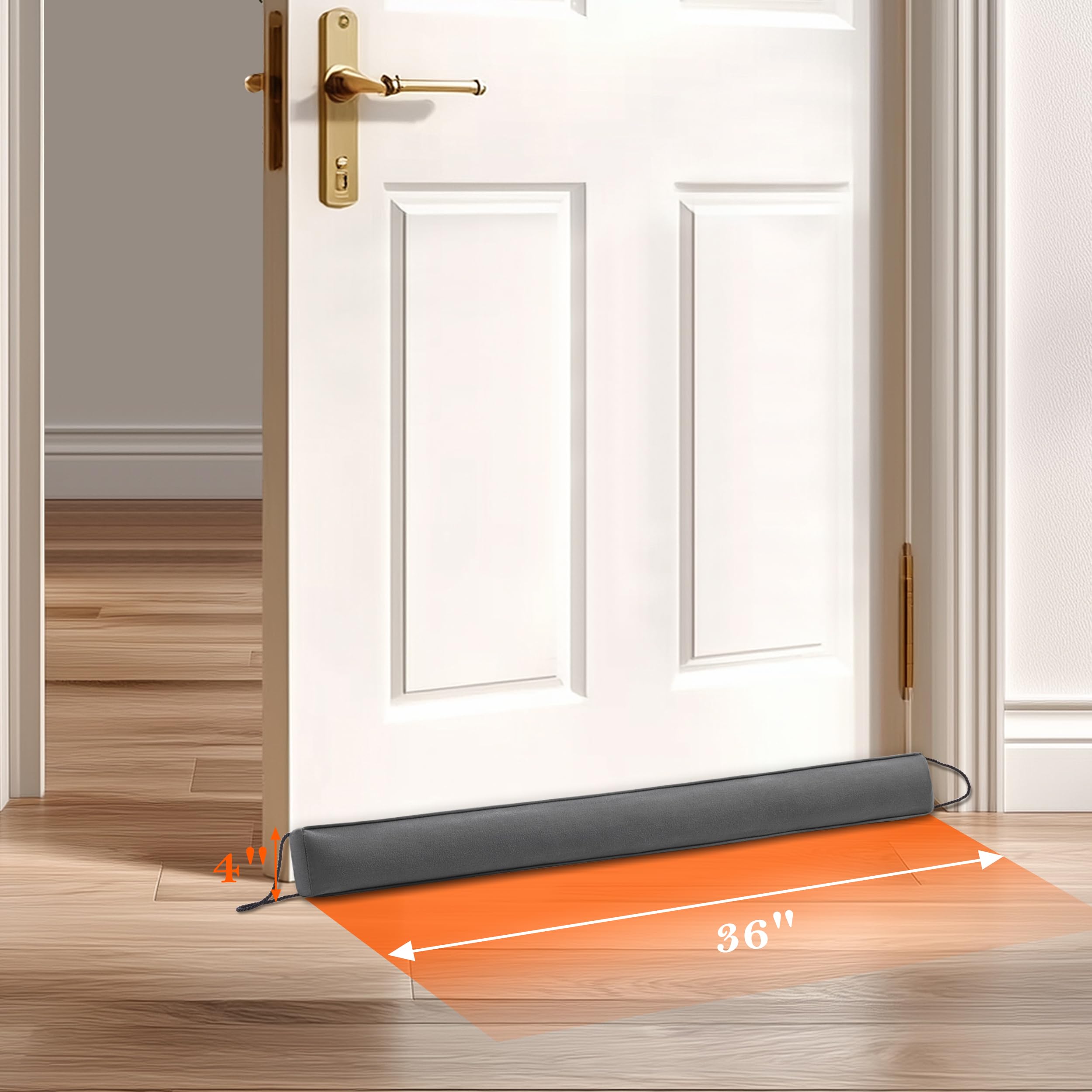 Snapklik.com : Sunolga 36" Door Draft Stopper For Bottom Of Door, Under ...
