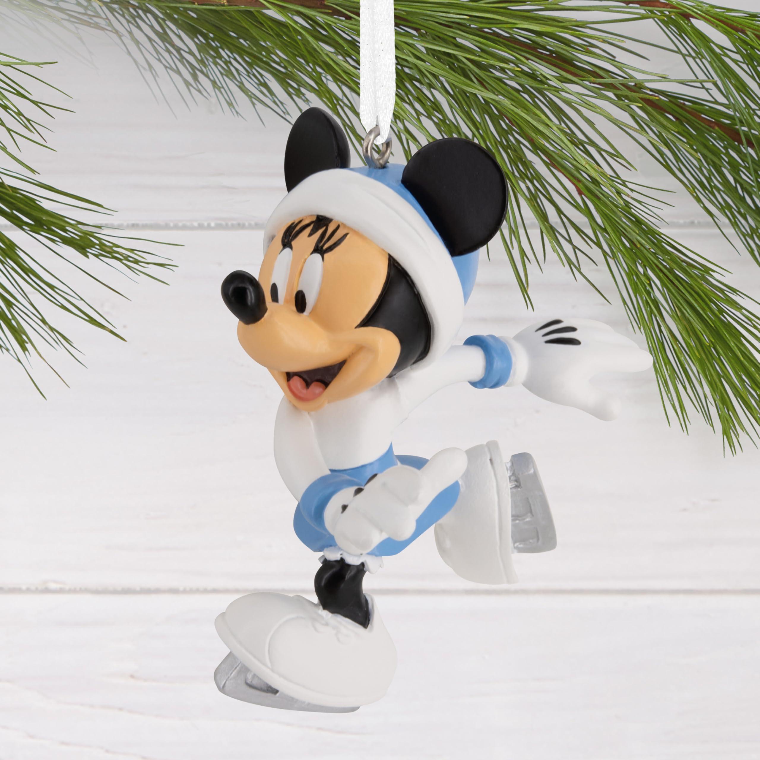 Amazon.com: Hallmark Disney Minnie Mouse Ice Skating Christmas
