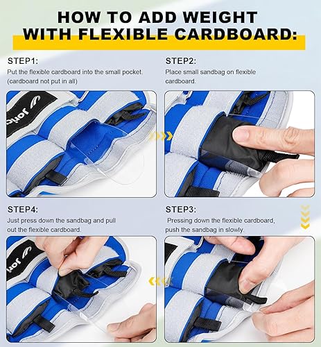 Miniatura 4 de Pesas de tobillo ajustables para mujeres y hombres, 1 par de 1, 2, 4, 5, 6, 8, 10 libras, pesas para piernas, manos, brazos, muñecas con peso