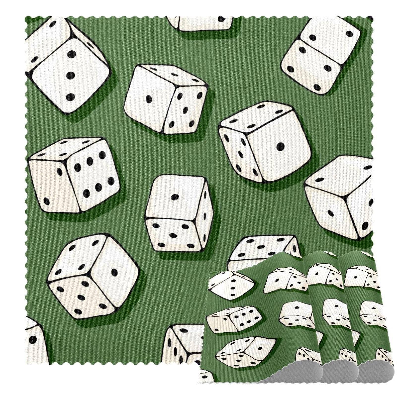 Set de table 30,5 cm en forme de dés lavable et isolant thermique lot de 4