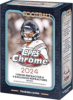 2024 Topps Chrome Football Card Factory Sealed Value Box