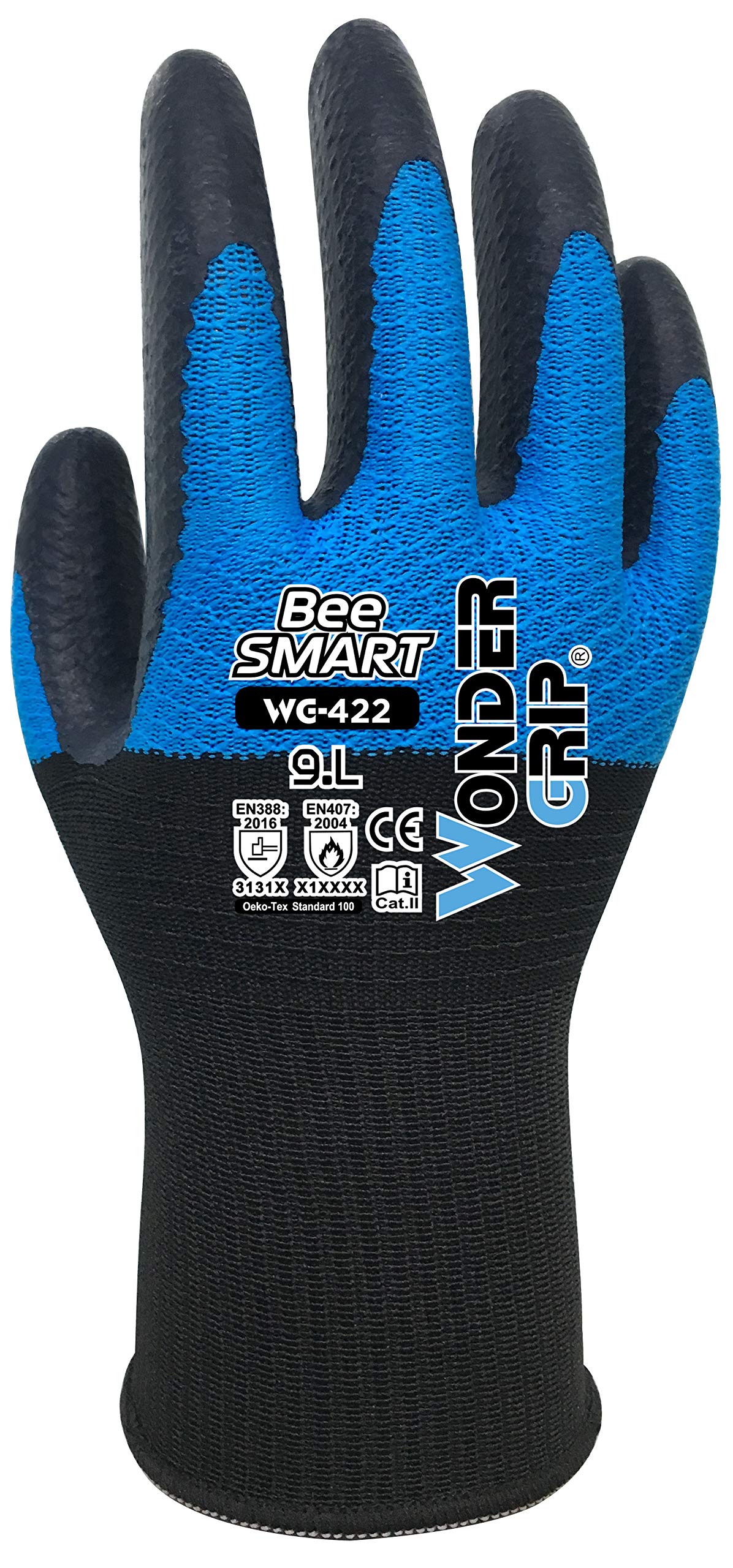 Wondergrip, Bee-Smart, WG-422 Safety Gloves, Ultra-Lightweight Liner, HDML Coating, Bee-series Knitting, DuaLiner Technology