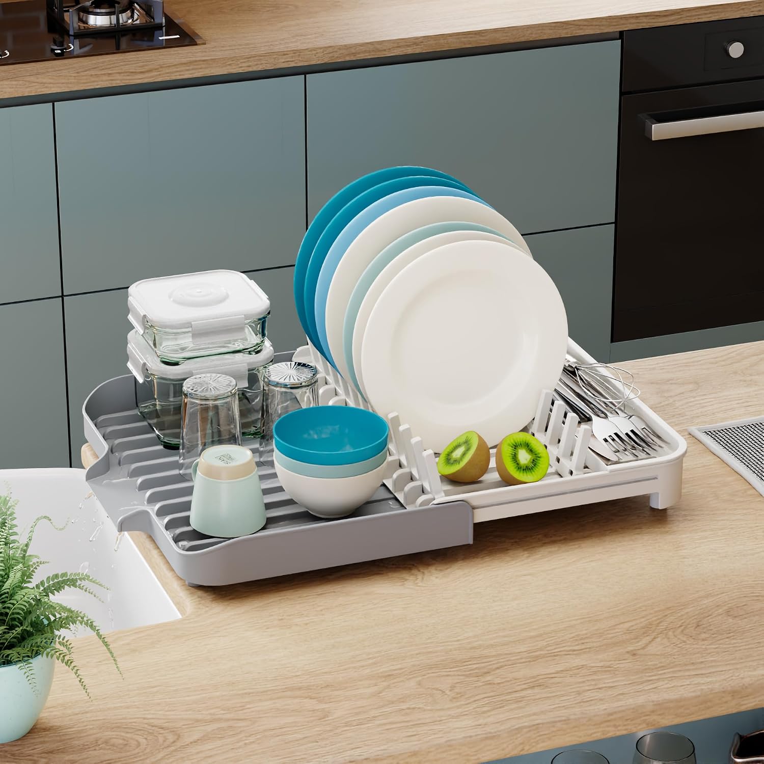 Urackify DRYING_RACK White Dish Drying Rack image 2