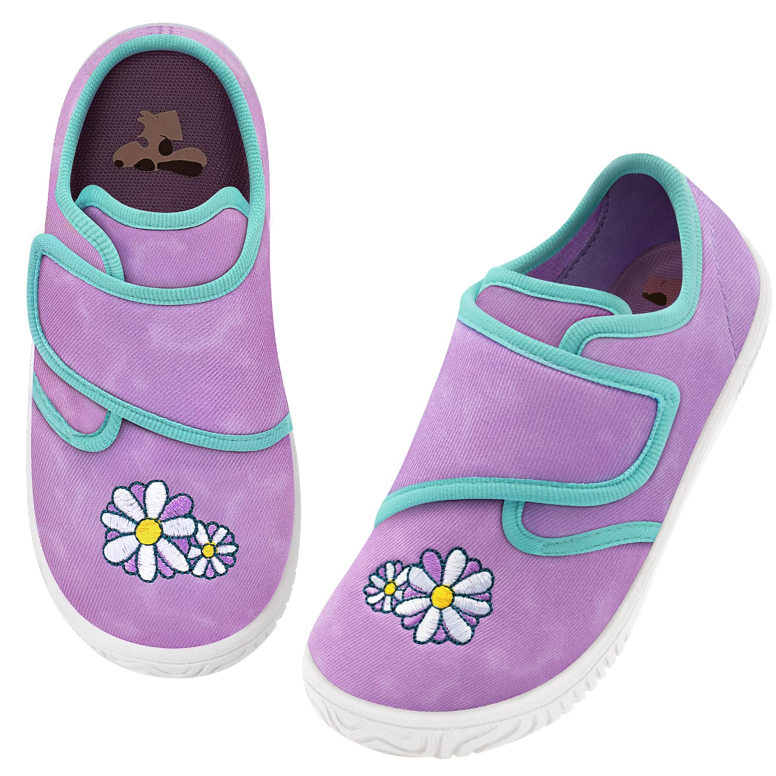 IceUnicorn Hausschuhe Kinder Jungen Mädchen Barfussschuhe Unisex Slippers | Atmungsaktiv Rutschfest Leicht Trendig Pantoffeln,Kinder-Hausschuhe