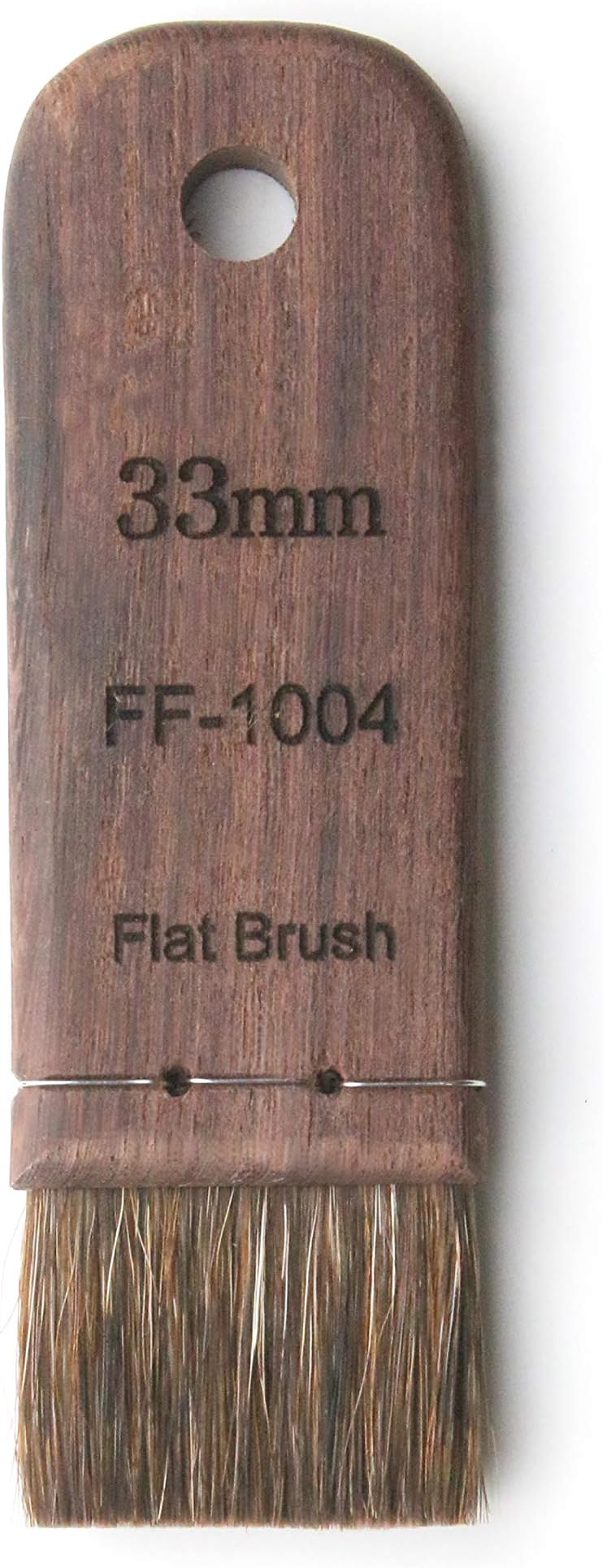 Series FF-1004 (25mm ~ 45mm) for Watercolor,Urbansketch with Chipmunk Hair/Mini Flat Paintbrush (33mm)