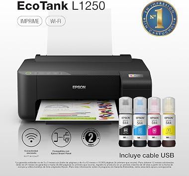 Epson Ecotank L1250 Color Wi-Fi Printer