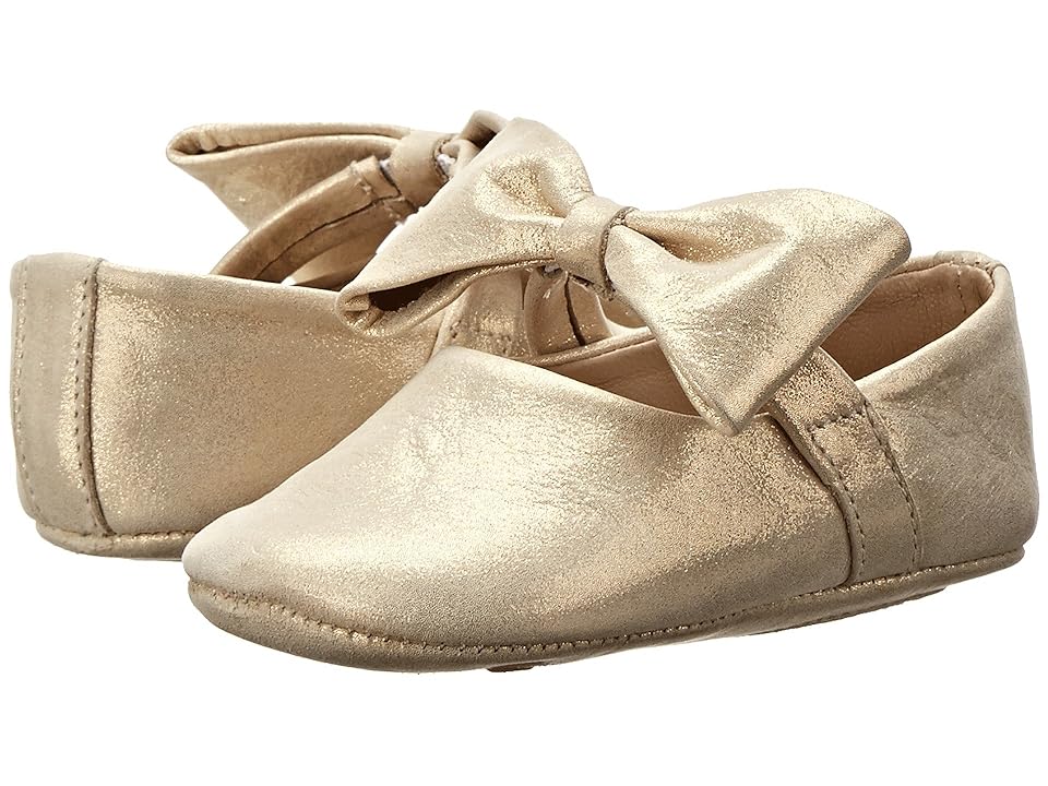 

Elephantito Baby Ballerina w/ Bow (Infant/Toddler) (Metallic Gold) Girls Shoes