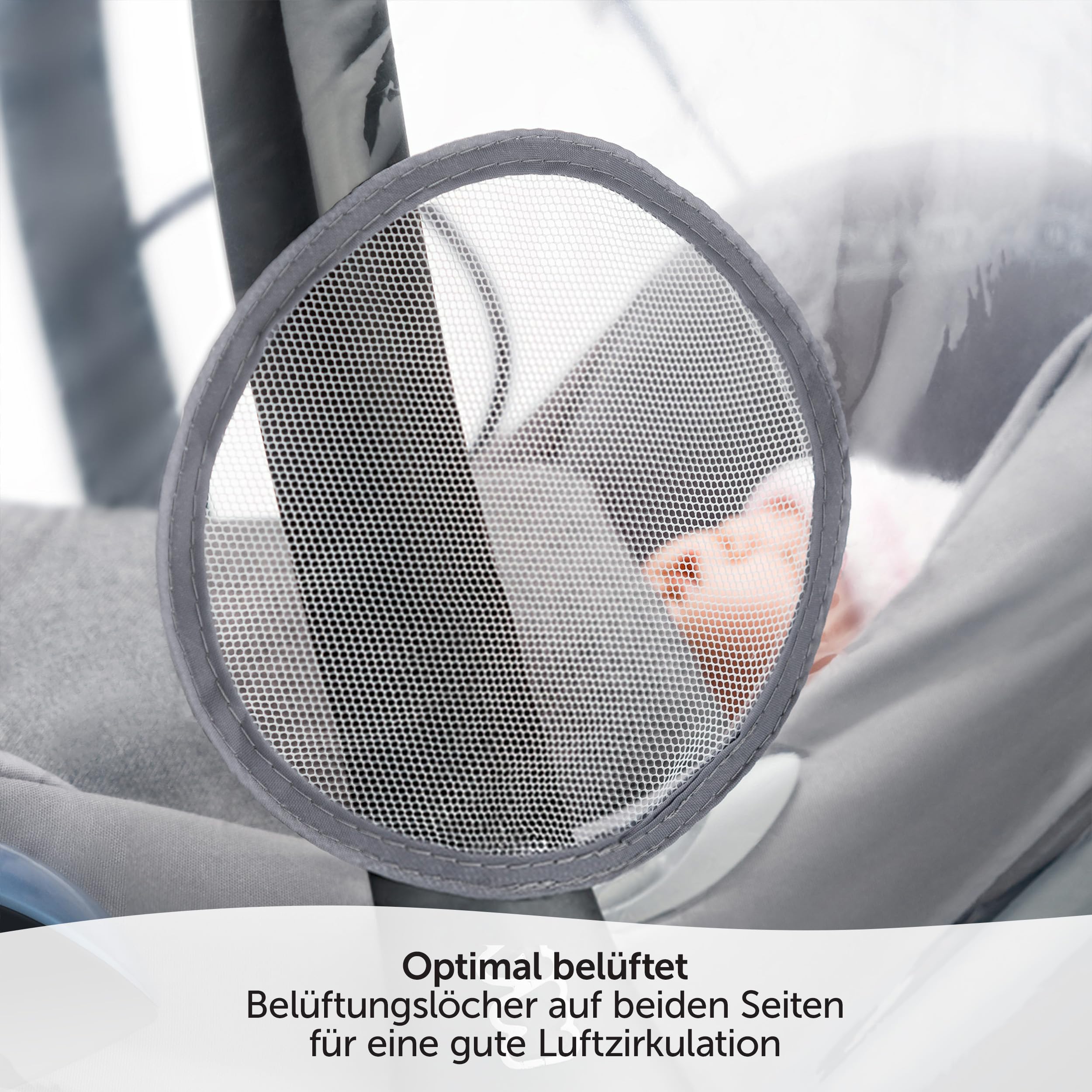 Zamboo Komfort Regenschutz Babyschale Universal | Regenverdeck für (z.B. Maxi-Cosi, Cybex, Römer)