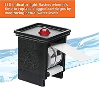 Vista 6 de Aqueon QuietFlow LED PRO filtros para acuario, Filtro de energía 55/75, Negros & Grises