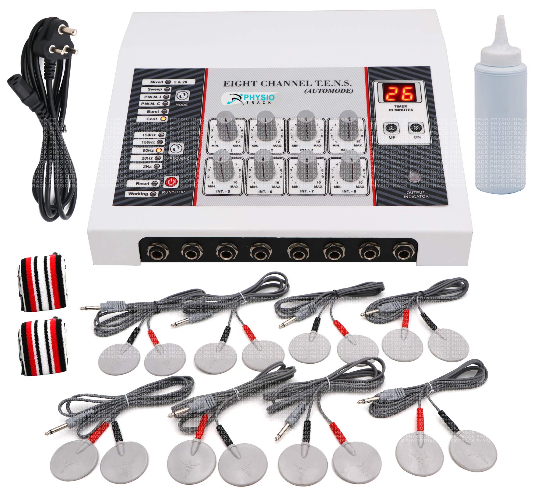 Physiotrack Tens Machine for Physiotherapy for Pain Relief Electrotherapy 8 Channel LCD Machine with One Year Warranty (B08M676TNW) Amazon Price History, Amazon Price Tracker