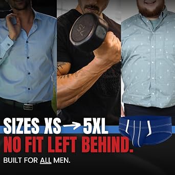 Real Men Pouch Sports Brief - ABCD Custom Pouch Size - Waist XS-5XL