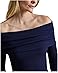 Lauren Ralph Lauren Ribbed Cotton-Blend Off-The-Shoulder Top - #4 of 4