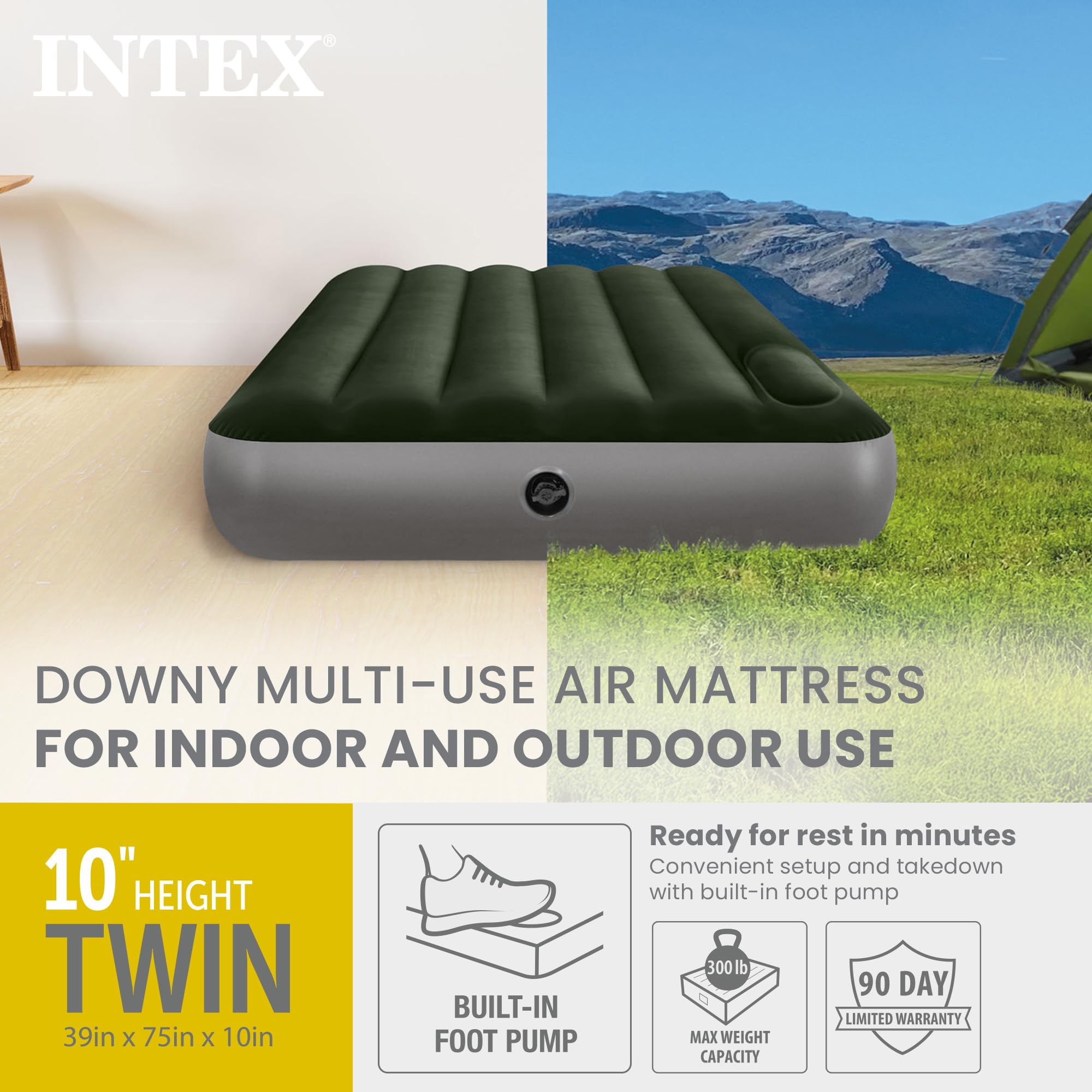 Amazon.co.jp: Intex Dura-Beam Standard Series Downy Airbed with