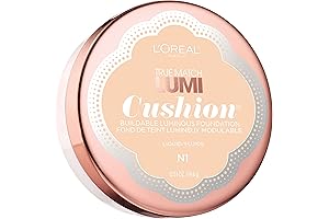 L'Oréal Paris True Match LUMI Cushion Foundation softly blurs your flaws