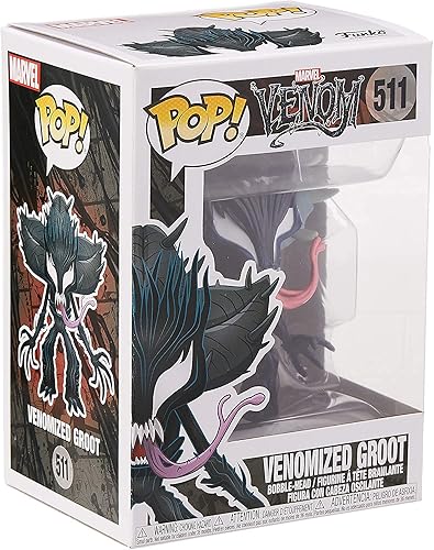 Miniatura 6 de POP Marvel: Venom - Figura de vinilo Venomized Groot Funko Pop (paquete con funda protectora compatible con Pop Box), multicolor, 3.75 pulgadas