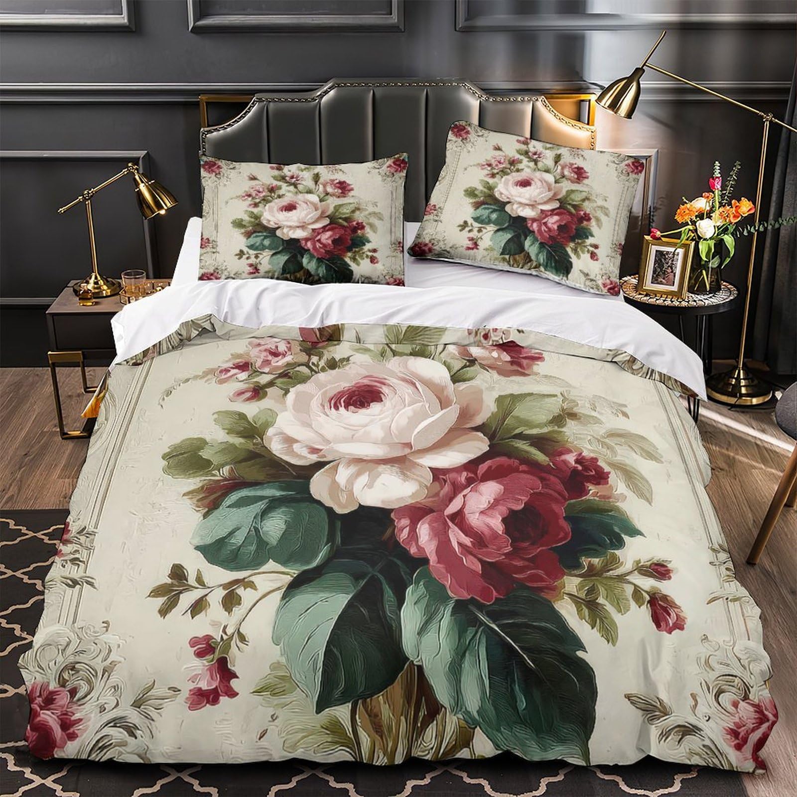Housse de couette chat en microfibre résistante et fermeture éclair fluide