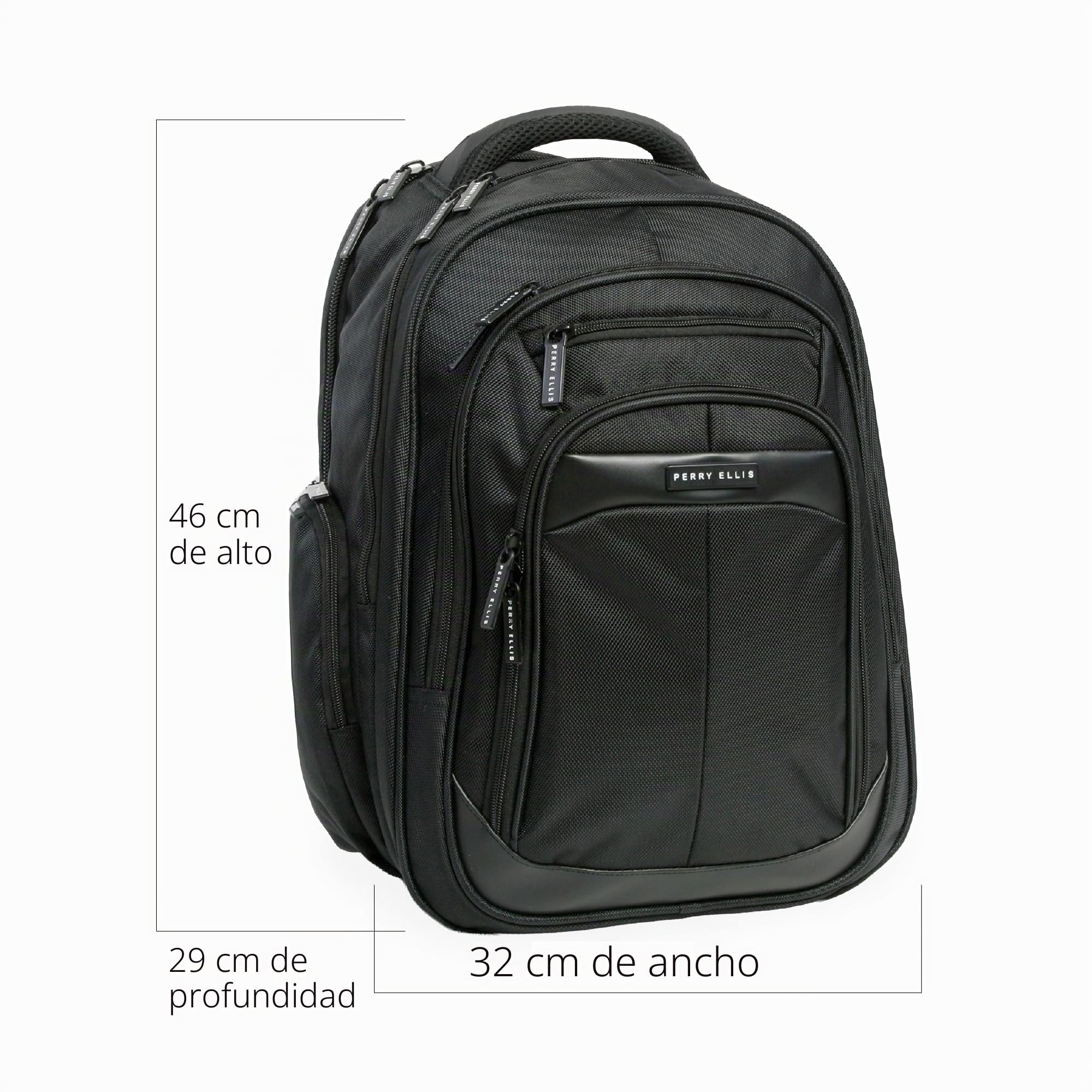 Perry Ellis M140 - Mochila de viaje de negocios para laptop o tablet