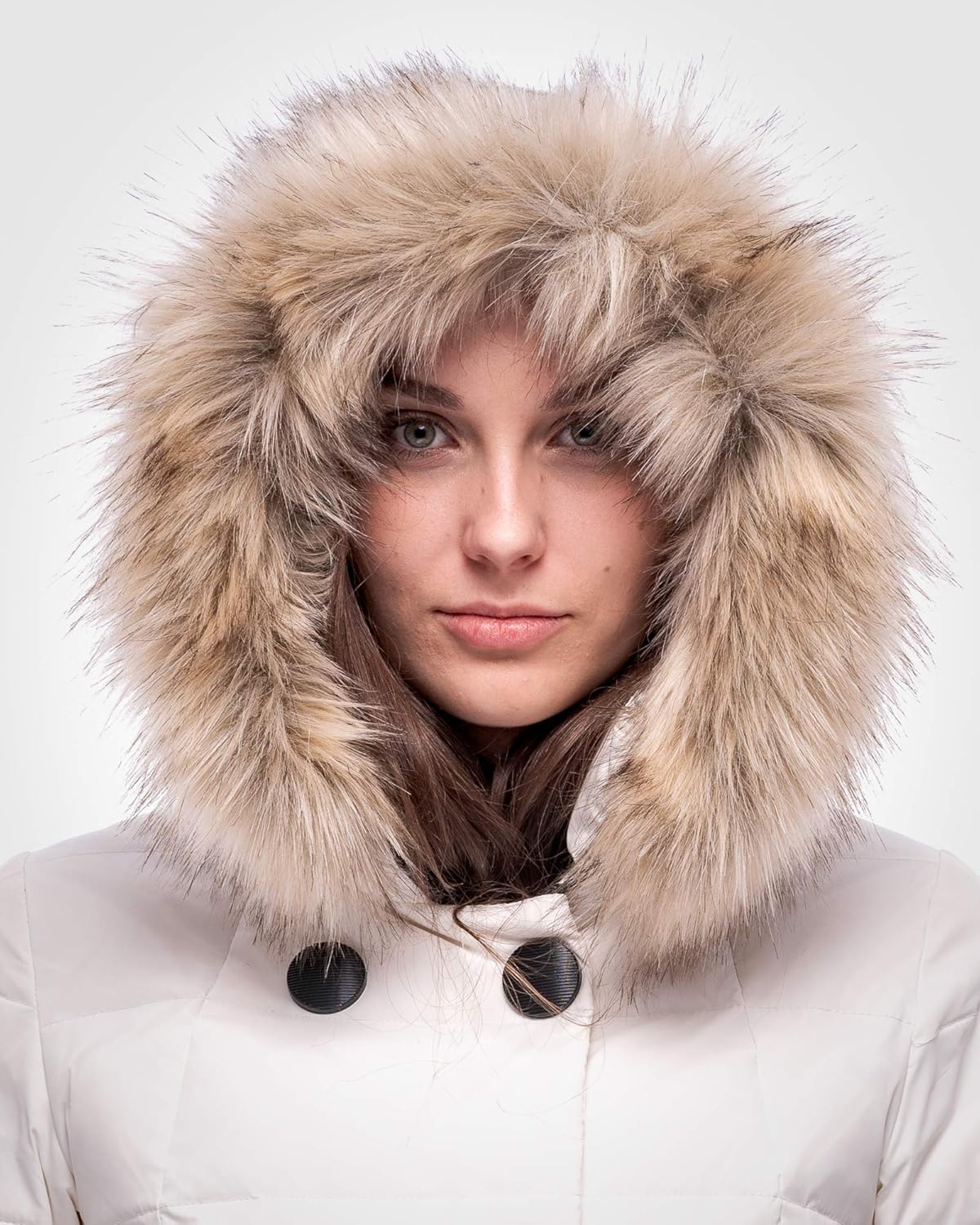 Futrzane Classic Hood Trim - Faux Fur Trim for Hood Replacement - Fur Attachment - Image 2