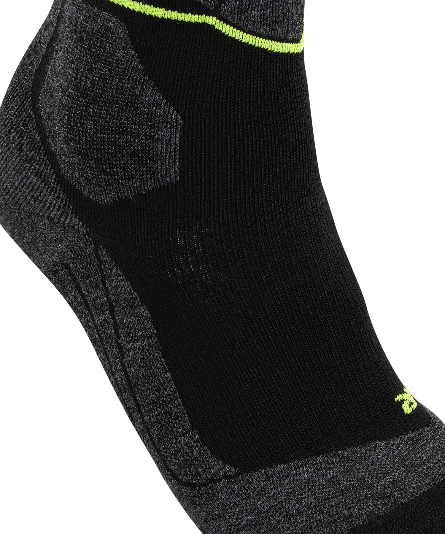 FALKE Skarpety narciarskie SK Energizing Wool M Oddychający Szybkoschnący Kompresyjne 1 Para Czarny Black-Lightning 39-42