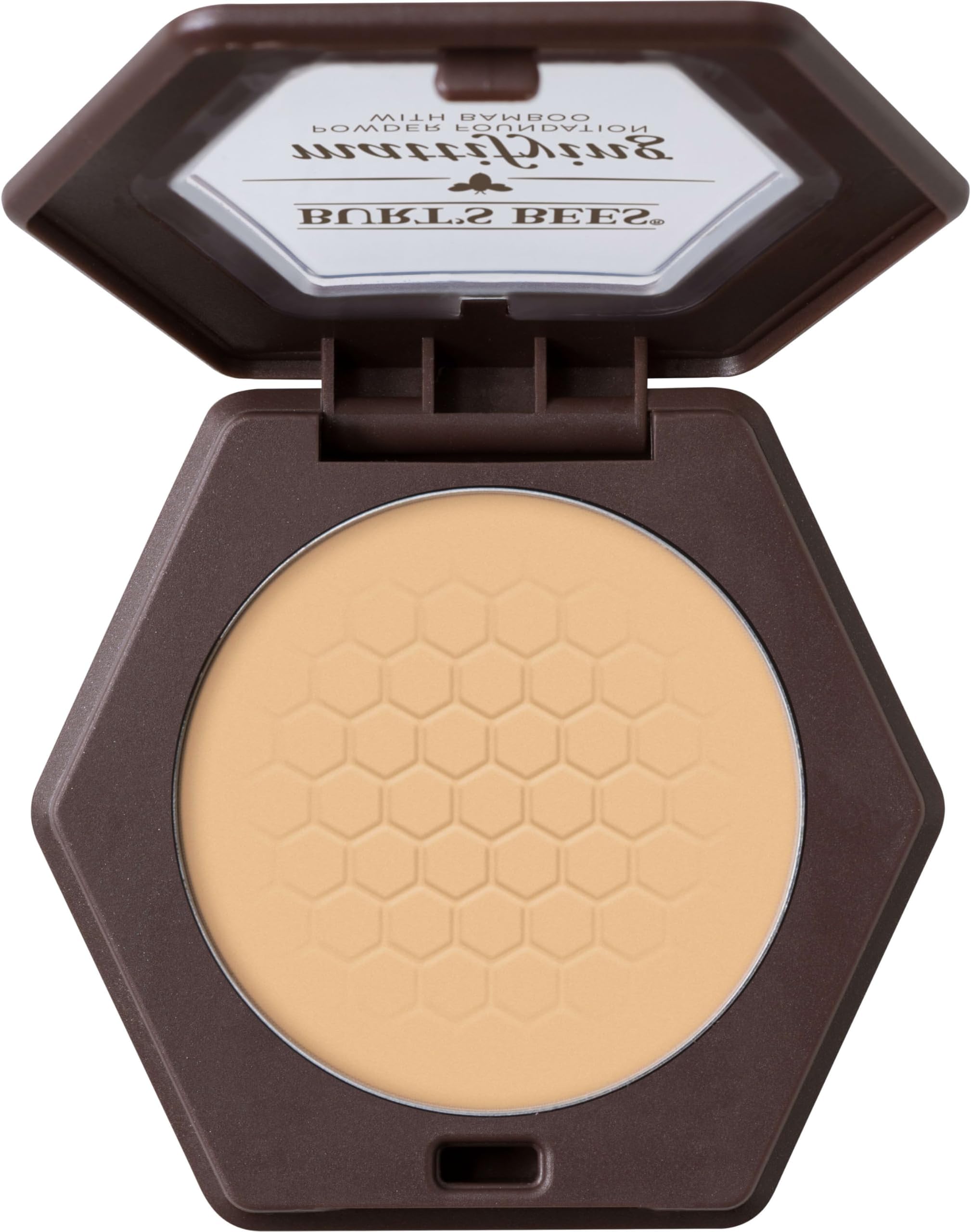 Burt's Bees 100% Natural Mattifying Powder Foundation, Bare, 0.3 oz
