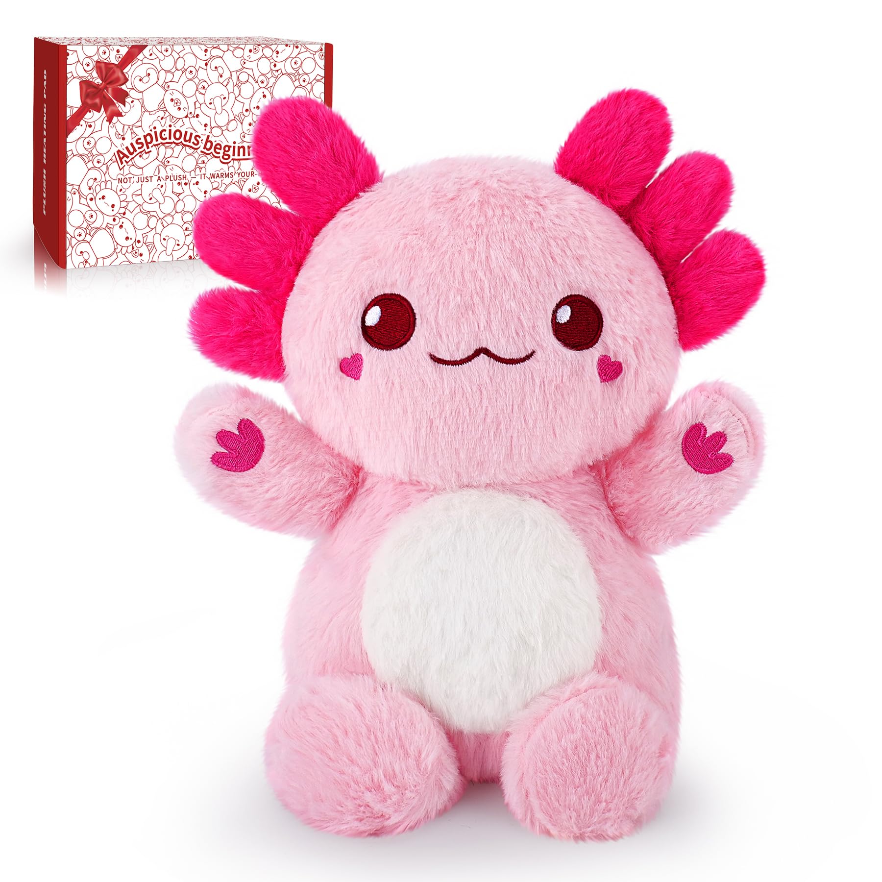 Radiant Stonesa様　オビ11サイズ ぬいぐるみ 15cm専用ページ Amazon.com: Pink Axolotl Microwavable Heating Pad Stuffed Animals