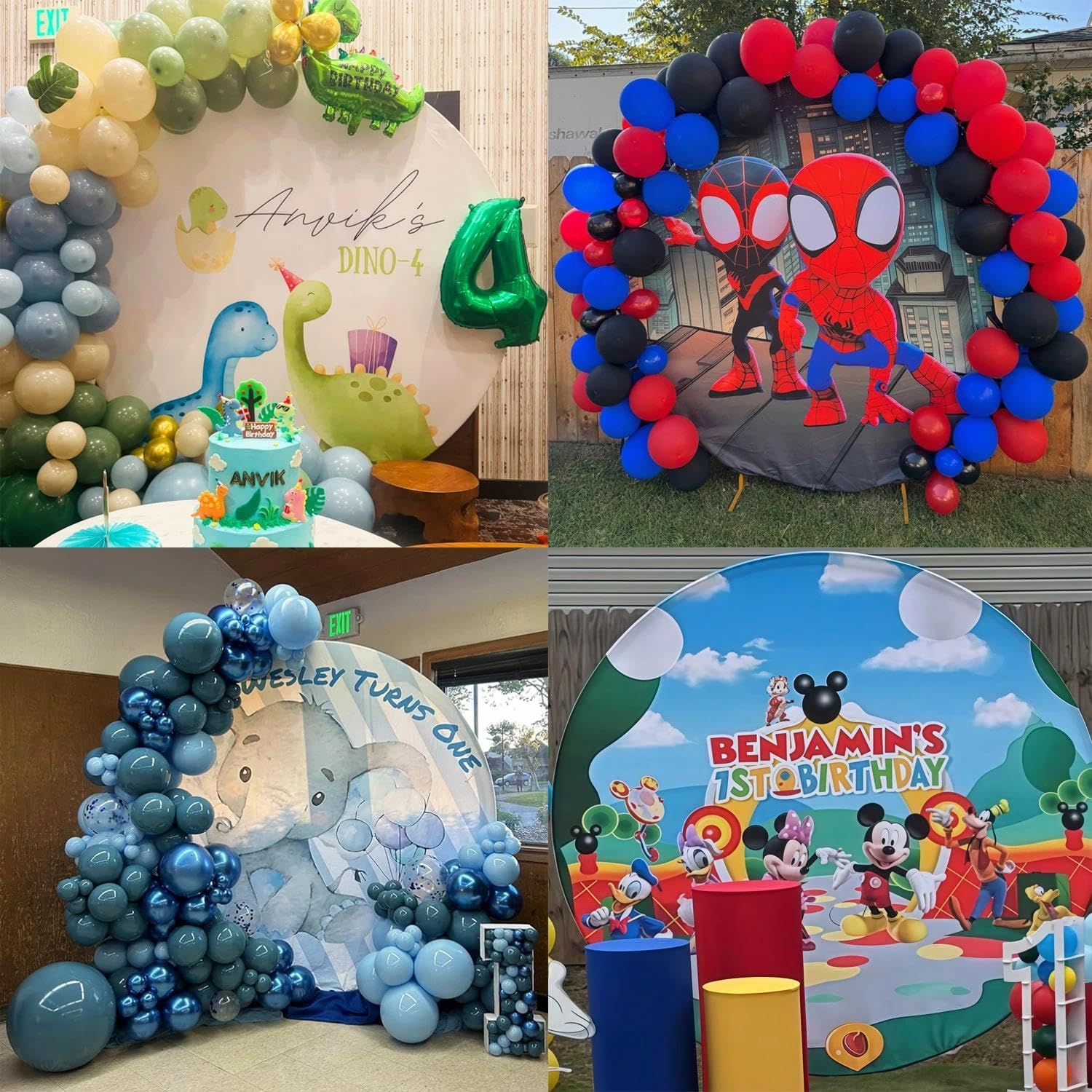 200cm Individueller runder Hintergrund, personalisierte Bogenkreisabdeckung, individualisieren Sie Ihre Fotokabine, geeignet für Babyparty, Geburtstag, Hochzeit, Party, Dekoration | Personalisierter Fotohintergrund für Babyparty, Geburtstag, Hochzeit, Par
