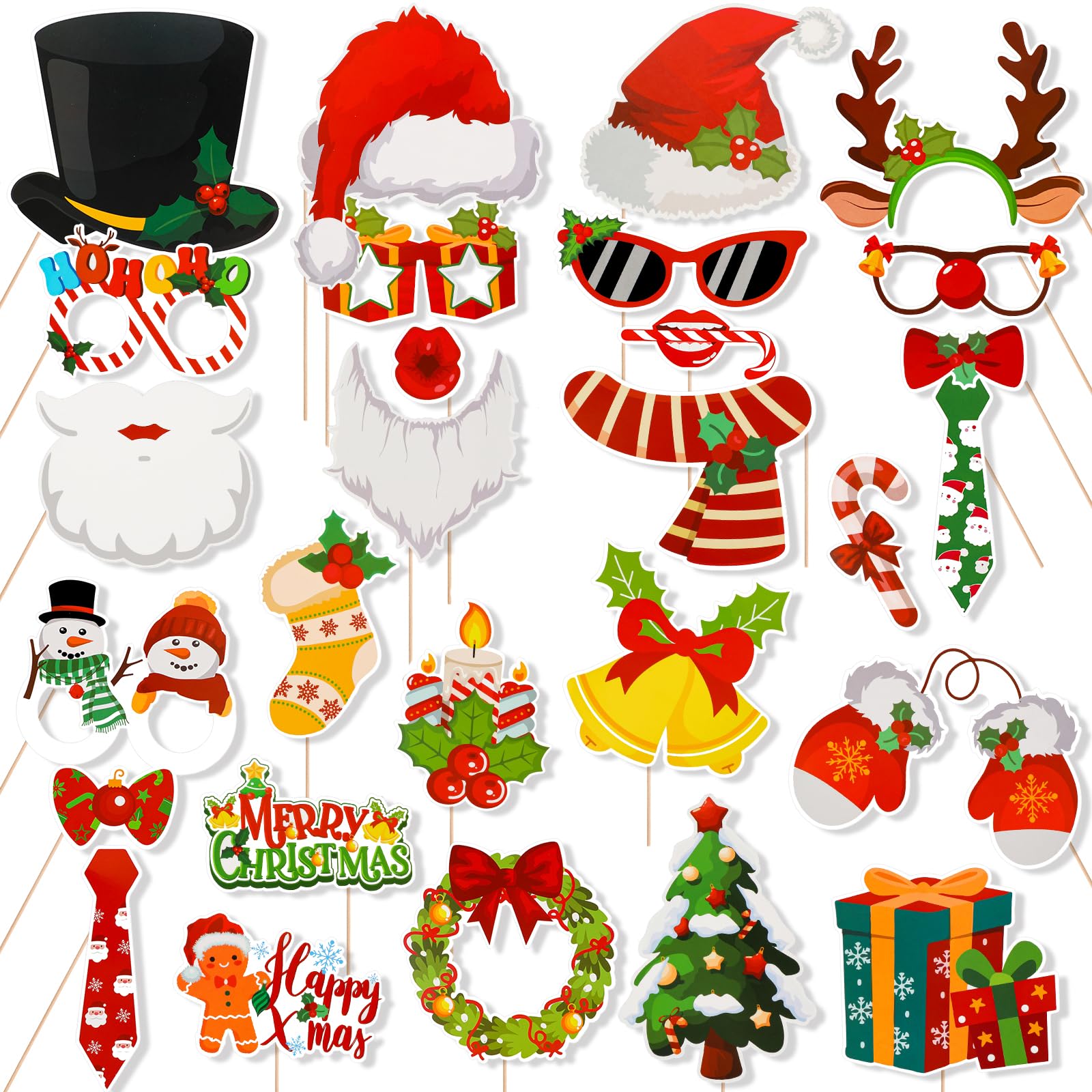 Accessoires photo de Noël Konsait pour selfie de fête
