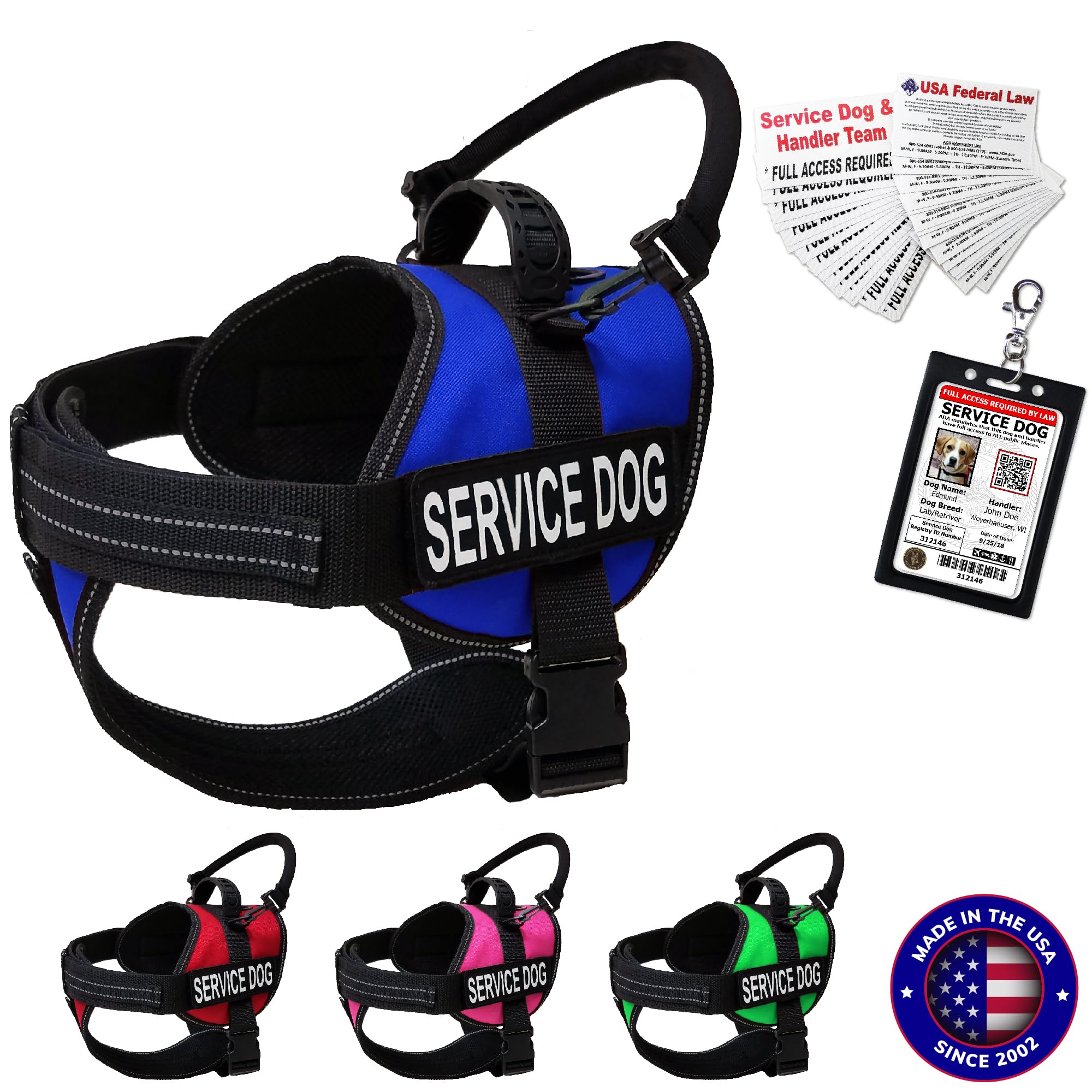 Id Holder Service Dog Carrier Premium Padded Registered Service