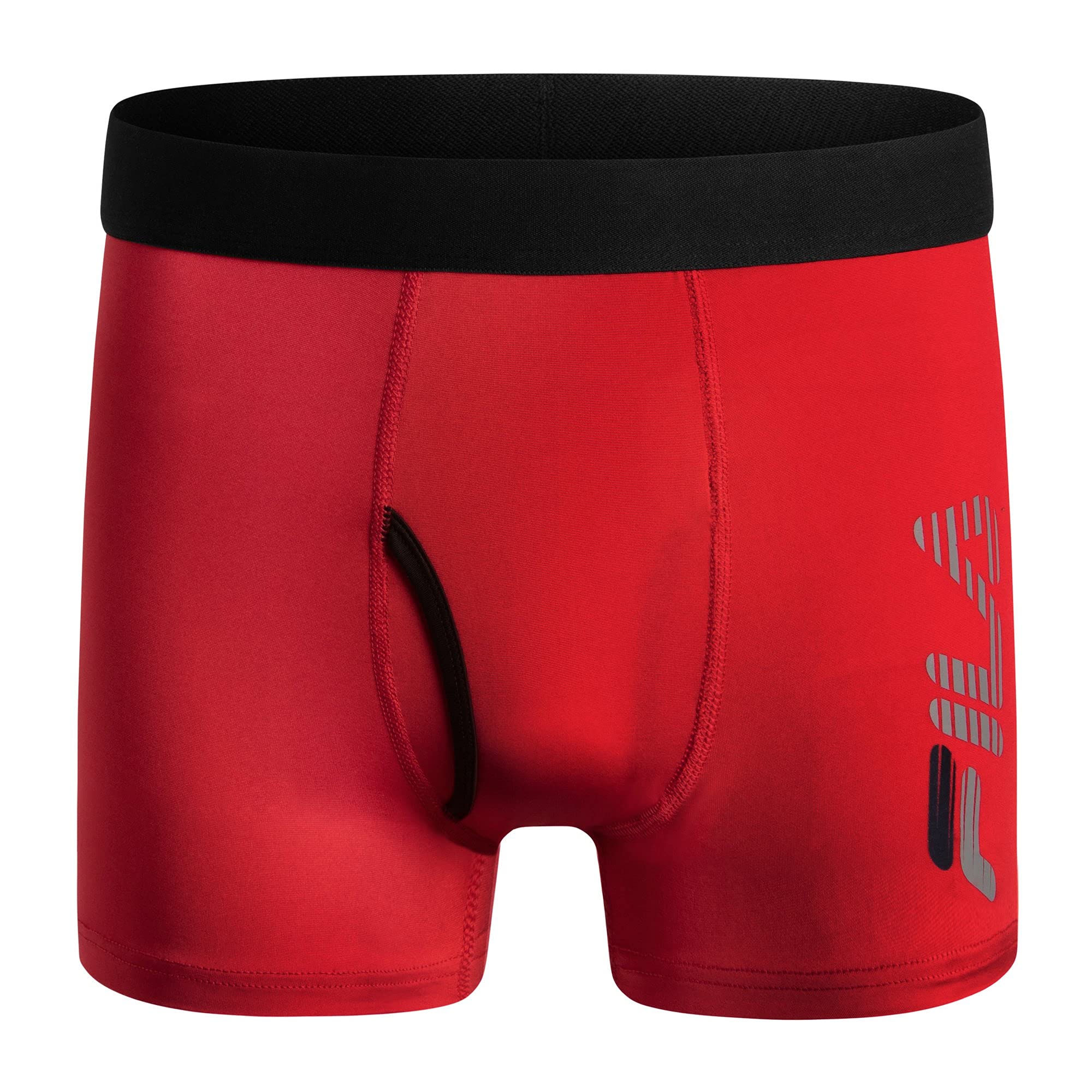 Fila Męskie 10 cm Trunk Front Fly, 90% Poliester 10% Spandex, 4-pak