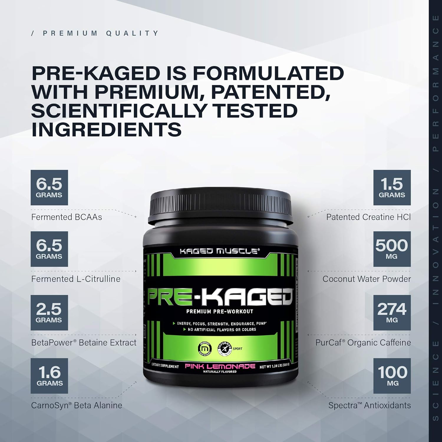 Buy Pre Workout Powder Kaged Muscle Preworkout For Men Pre Workout Women Delivers Intense Workout Energy Focus Pumps One Of The Highest Rated Pre Workout Supplements Grape Natural Flavors Online In