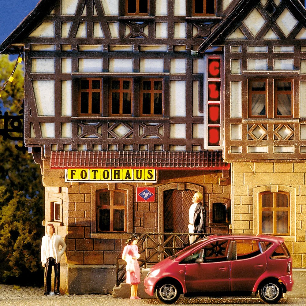 Busch 5920 - Carteles Luminosos de Edificios para maquetas [Importado de Alemania]