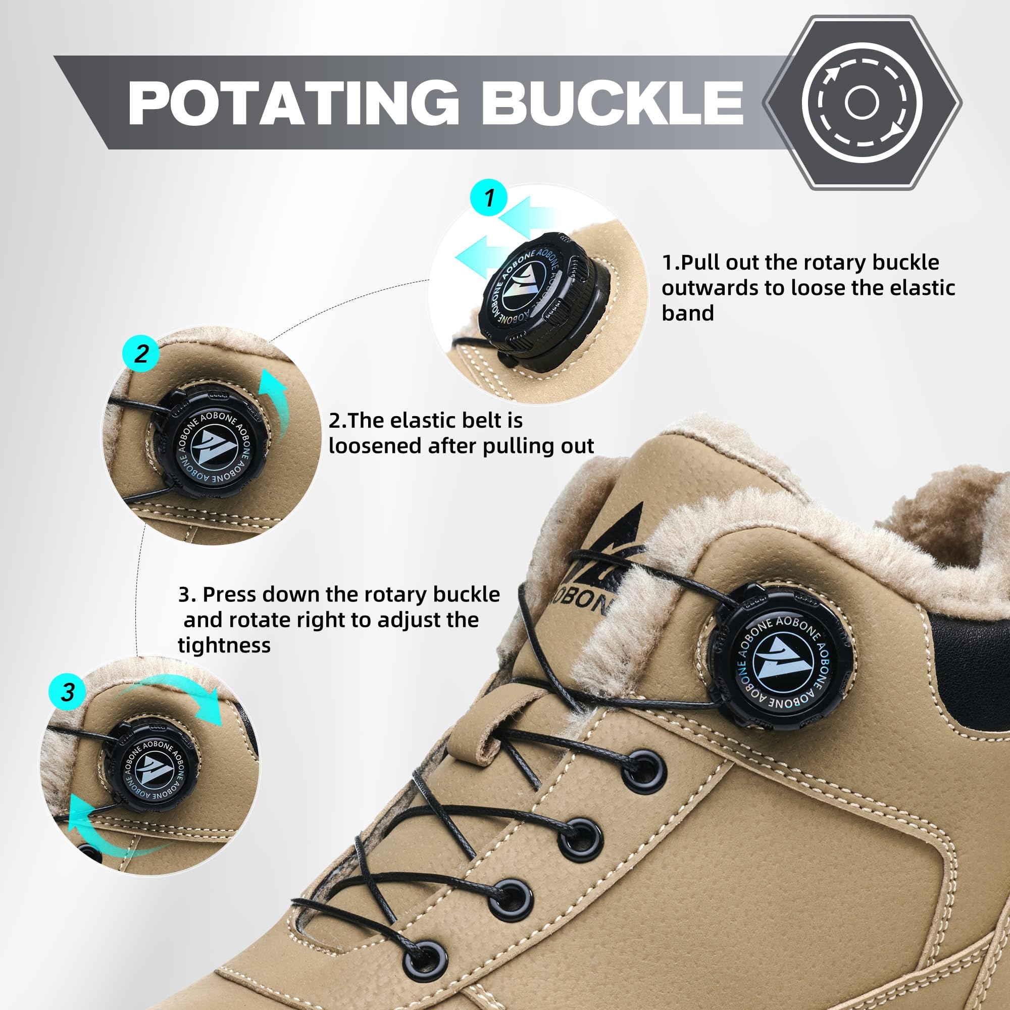 Zapatos de Trabajo para Hombre Zapatos de Seguridad Mujere Invierno Antideslizantes Botas de Seguridad Ligeros Punta de Acero Botas de Trabajo Impermeable